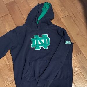 Notre Dame Navy Blue Hoodie Sweatshirt